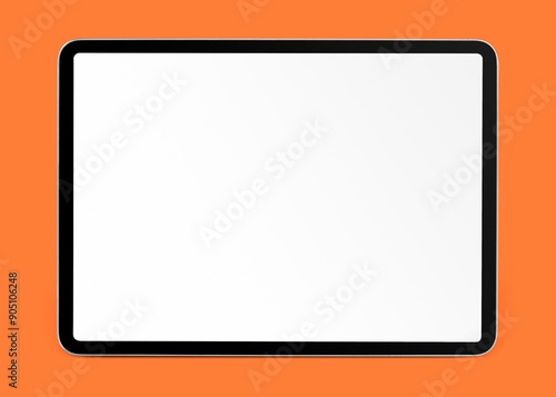 Tablet screen png mockup, digital device transparent design