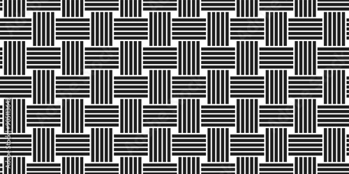 Weave seamless pattern, vector linear background with woven texture, textile knitted repeat tiling wallpaper, perfect simplistic minimal design.
