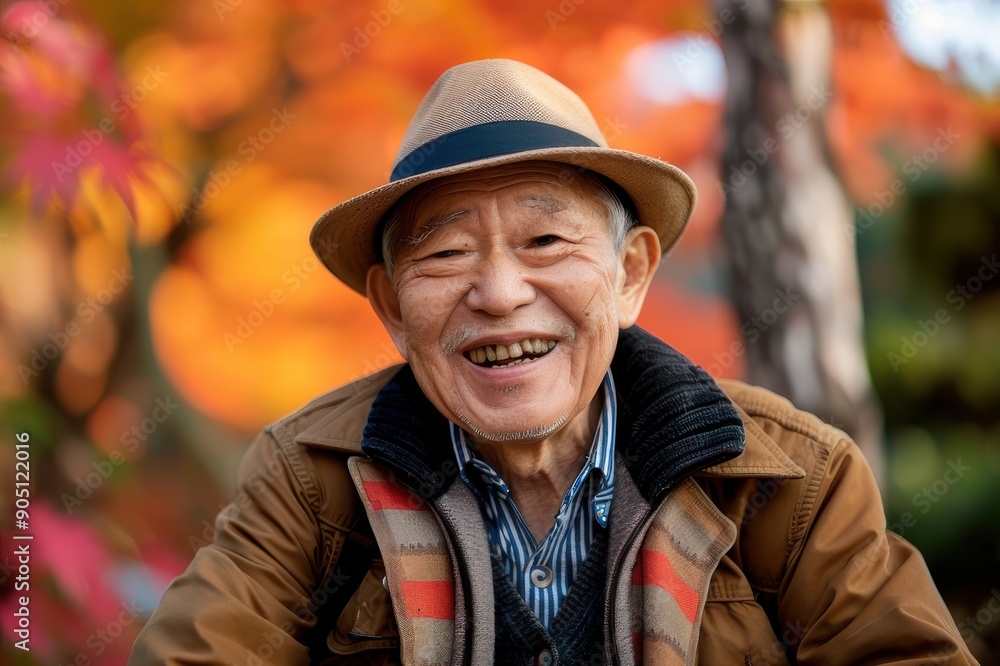 秋を楽しむ笑顔のシニアの日本人女性(おじいさん・おじいちゃん・祖父・シニアモデル・紅葉狩り・秋服・モデル・紅葉) 秋を楽しむ笑顔のシニアの日本人女性(おじいさん・おじいちゃん・祖父・シニアモデル・紅葉狩り・秋服・モデル・紅葉)