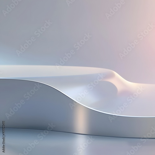 Wallpaper Mural Beautiful Of 3d Realistic Of Empty podium mockup stage realistic for Product Showcase Torontodigital.ca