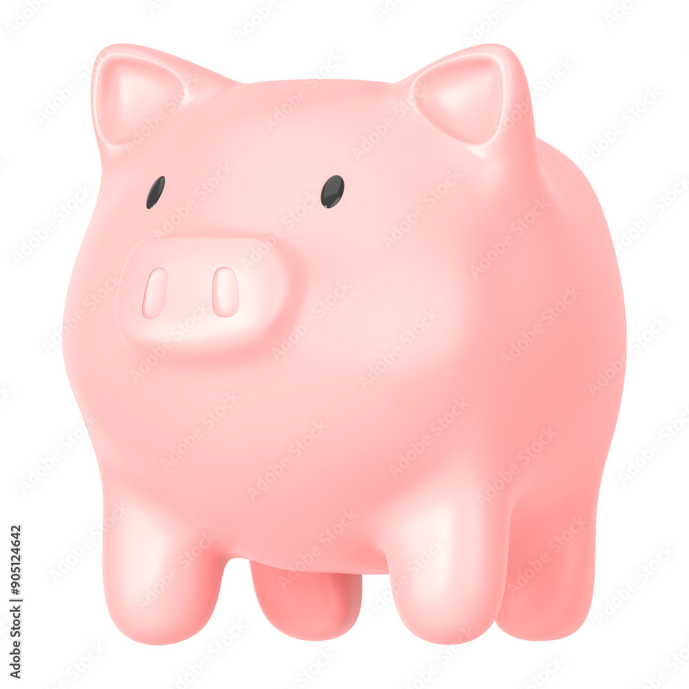 Piggy bank png 3D clipart, savings & finance graphic on transparent background Piggy bank png 3D clipart, savings & finance graphic on transparent background