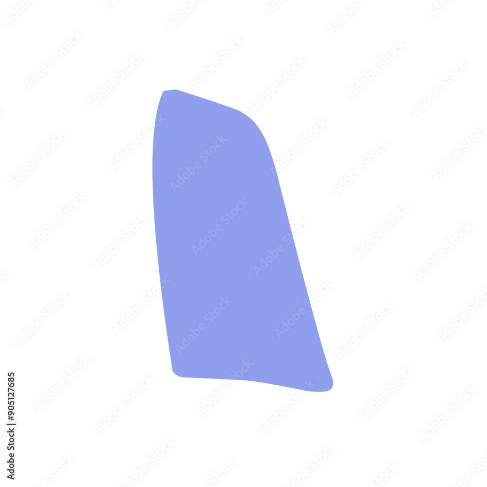 organic rectangle abstract shape