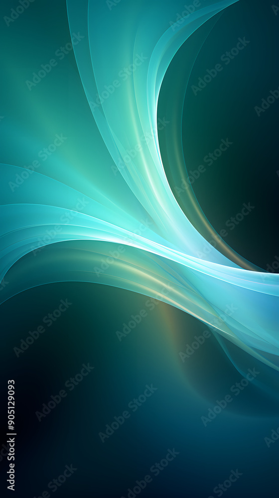 Digital blue green glowing wave abstract graphic poster background Digital blue green glowing wave abstract graphic poster background