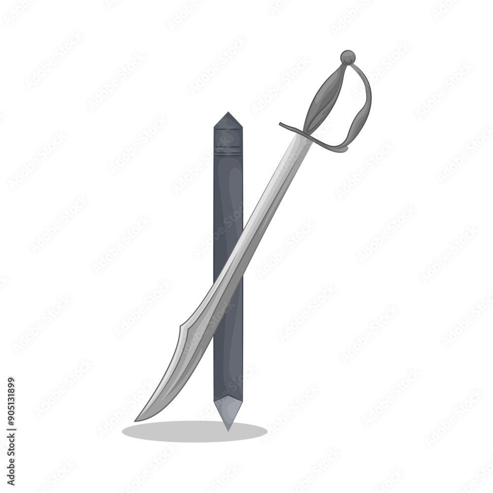 Illustration of sword 