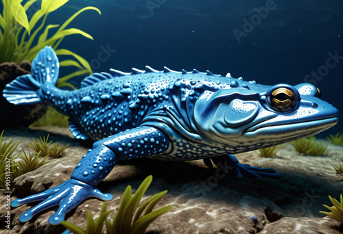 Wallpaper Mural Hybrid animal between Frog and Coelacanth. Torontodigital.ca