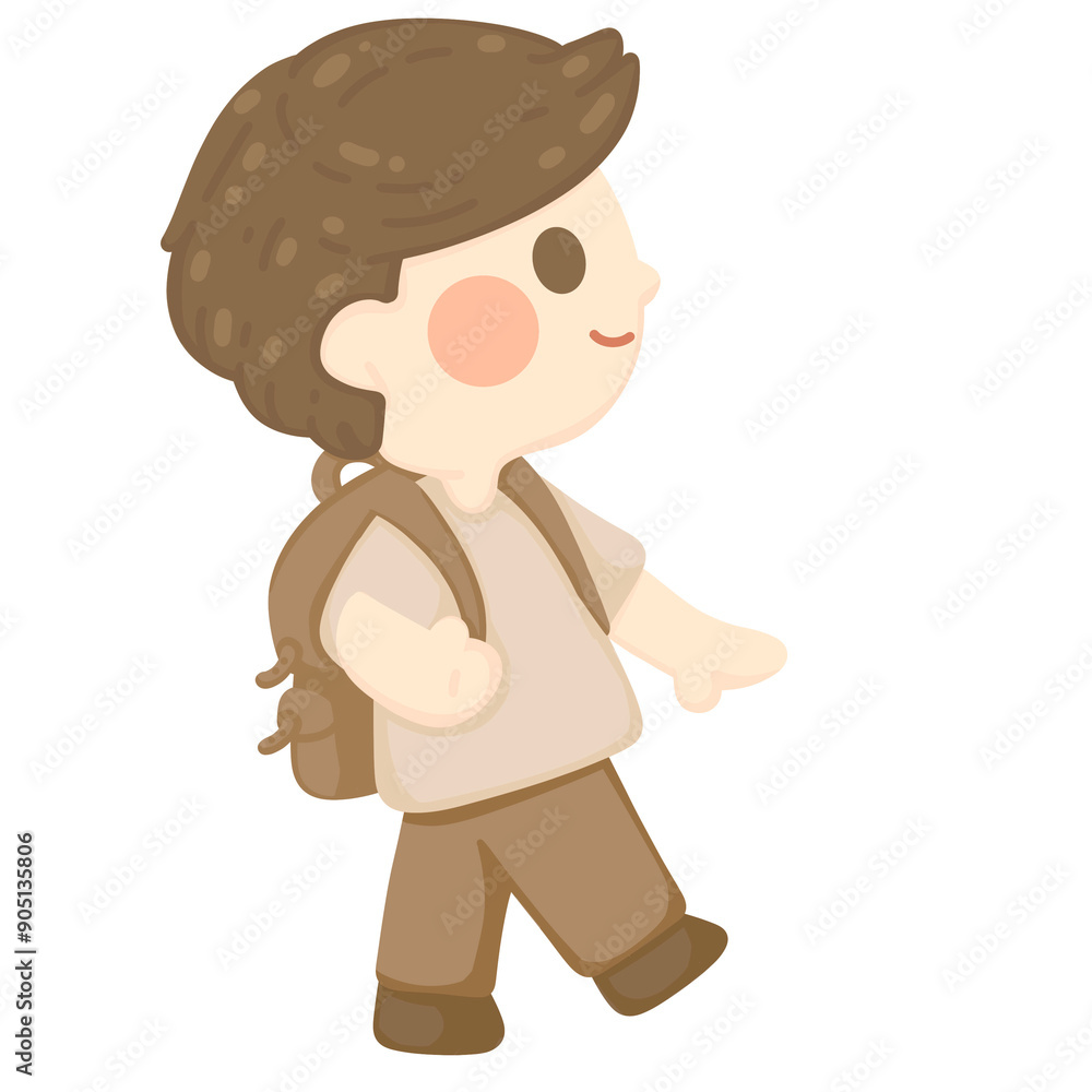 cute boy student happy going to school or summer kid camp activity backpack travel trip camping. child go back to school. cute boy student happy going to school or summer kid camp activity backpack travel trip camping. child go back to school.