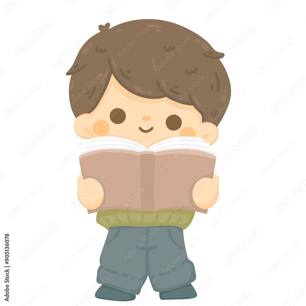 cute young boy student standing and read a book , school activity learning in classroom. Kids reading books. child with book or doing homework. cute young boy student standing and read a book , school activity learning in classroom. Kids reading books. child with book or doing homework.