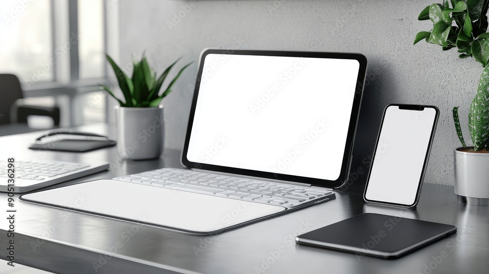 Tech Workspace Mousepad Mockup | Mousepad Mockup | Realistic Tech Workspace Mousepad Mockup | Mousepad Mockup | Realistic
