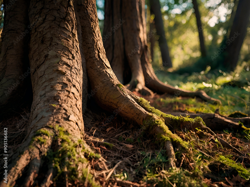 The sensation of running your fingers over the rough, ancient roots of a tree in a sun-dappled glade. The sensation of running your fingers over the rough, ancient roots of a tree in a sun-dappled glade.