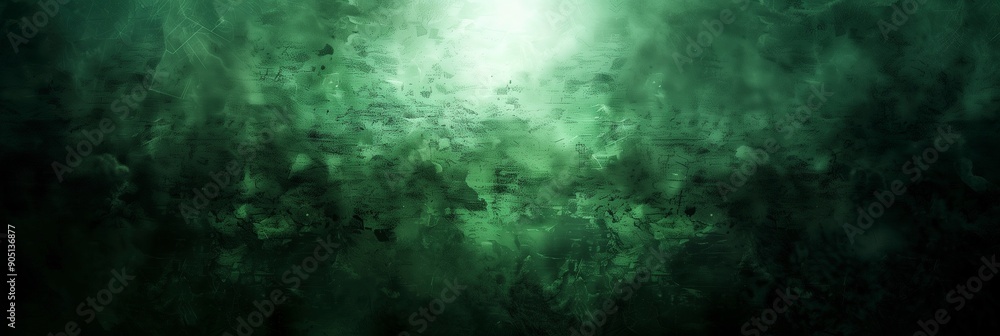 Obraz premium Dark Green Grunge Texture Background