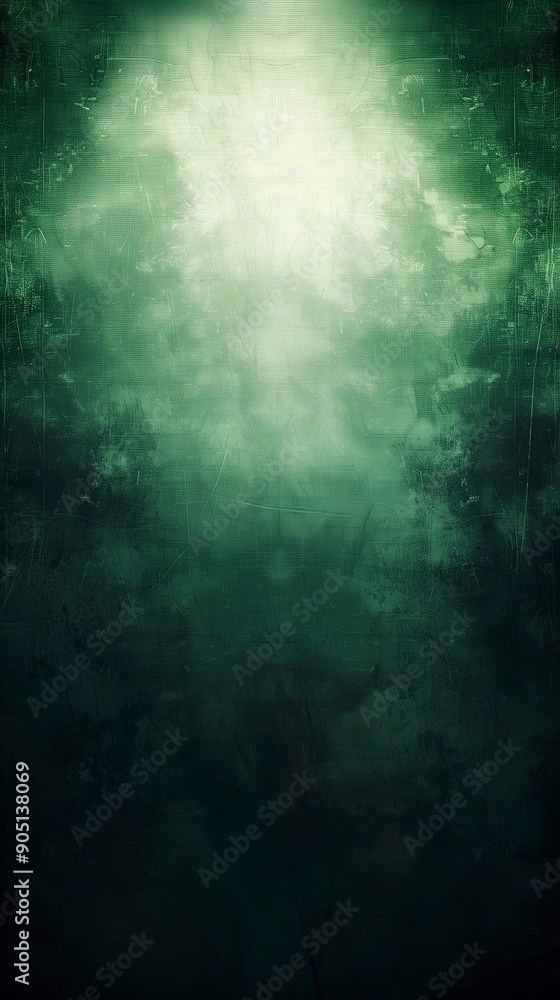 Obraz premium Dark Green Grunge Texture Background