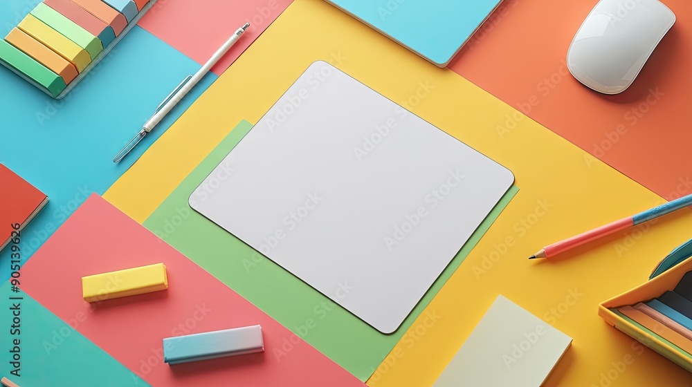 Creative and Dynamic Workspace Mousepad Mockup | Mousepad Mockup | Realistic Creative and Dynamic Workspace Mousepad Mockup | Mousepad Mockup | Realistic