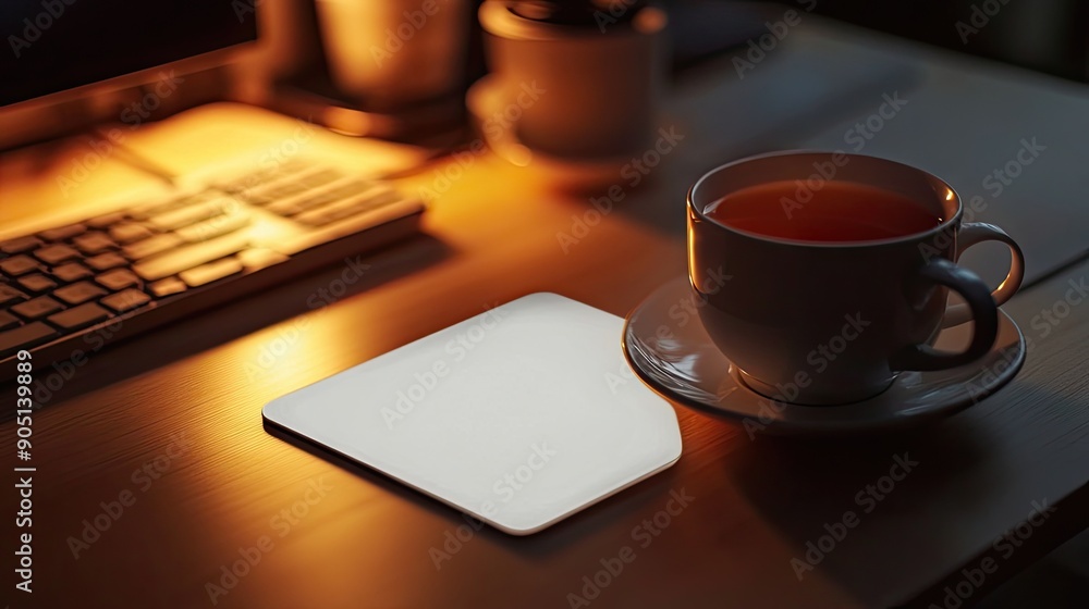 Comfortable and Inviting Workspace Mousepad Mockup | Mousepad Mockup | Realistic Comfortable and Inviting Workspace Mousepad Mockup | Mousepad Mockup | Realistic