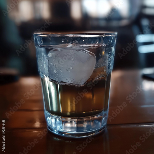 Dew-Covered Glass of Iced Tea : Perfect Refreshment for Any Occasion