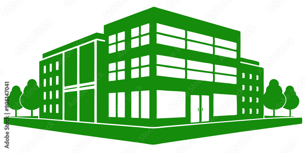 Stunning Office Building Silhouette Images for Architecture and Design Stunning Office Building Silhouette Images for Architecture and Design
