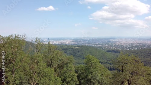 Habsburg Warte Wien, Panorama Aussichtsturm 