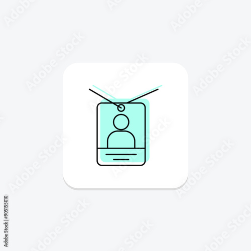 Volunteer Spirit color shadow thinline icon , vector, pixel perfect, illustrator file