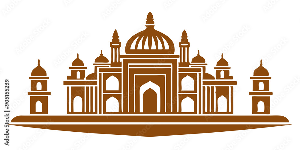 Elegant Palace Silhouettes: Perfect for Royal-Themed Designs Elegant Palace Silhouettes: Perfect for Royal-Themed Designs