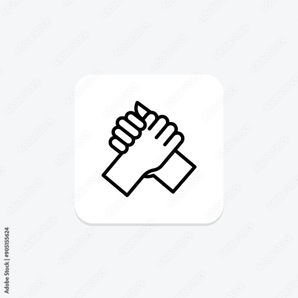 Volunteer Initiative line icon , vector, pixel perfect, illustrator file Volunteer Initiative line icon , vector, pixel perfect, illustrator file
