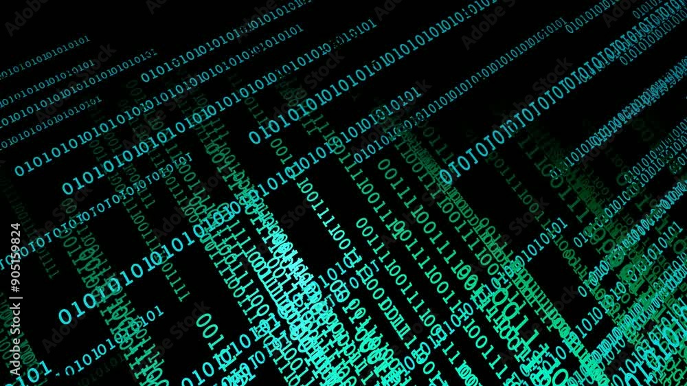 Abstract binary data digital technology background. Abstract binary data digital technology background.