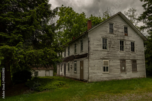 Abandoned farmhouse in the Delaware Water Gap National Recreation Area