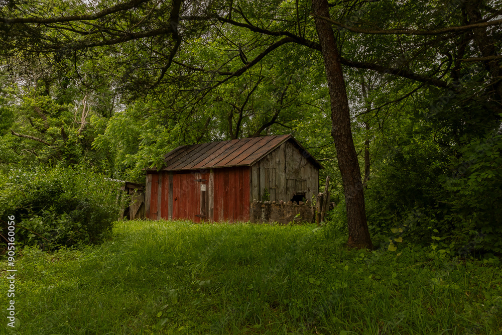 Abandoned barn in the Delaware Water Gap National Recreation Area Abandoned barn in the Delaware Water Gap National Recreation Area