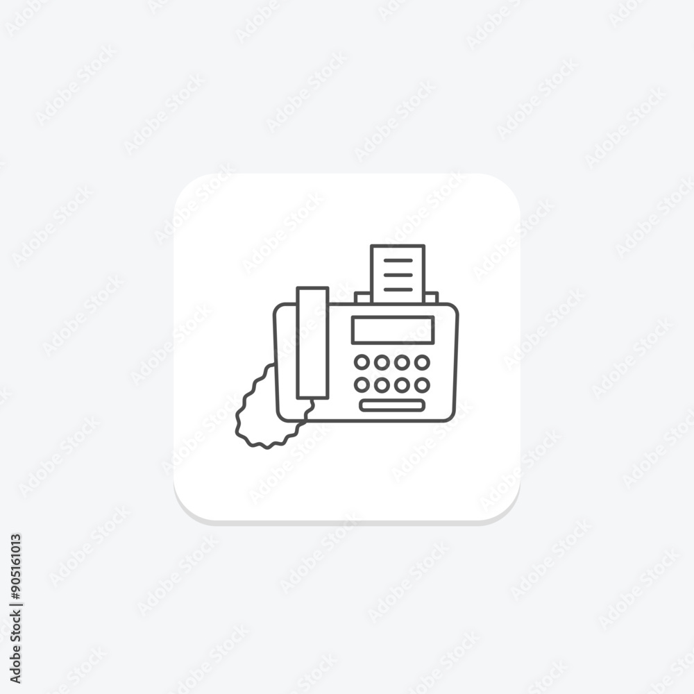 Hotel Service thinline icon , vector, pixel perfect, illustrator file Hotel Service thinline icon , vector, pixel perfect, illustrator file