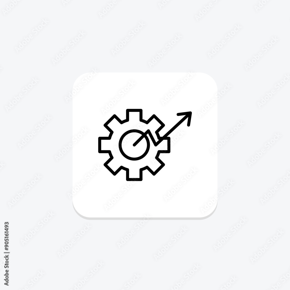 Performance Management line icon , vector, pixel perfect, illustrator file Performance Management line icon , vector, pixel perfect, illustrator file