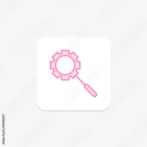 Resource Management duotone line icon , vector, pixel perfect, illustrator file