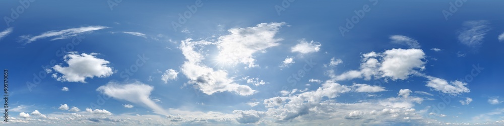 blue sky hdri 360 panorama view with awesome white clouds with zenith for use in 3d graphics as sky dome or edit drone shot as sky replacement blue sky hdri 360 panorama view with awesome white clouds with zenith for use in 3d graphics as sky dome or edit drone shot as sky replacement