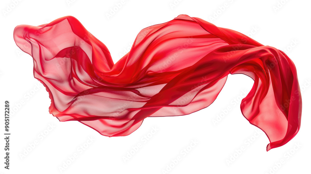 Waves and patterns of crumpled natural satin red color fabric. Texture of beautiful red silk fabric as background Waves and patterns of crumpled natural satin red color fabric. Texture of beautiful red silk fabric as background