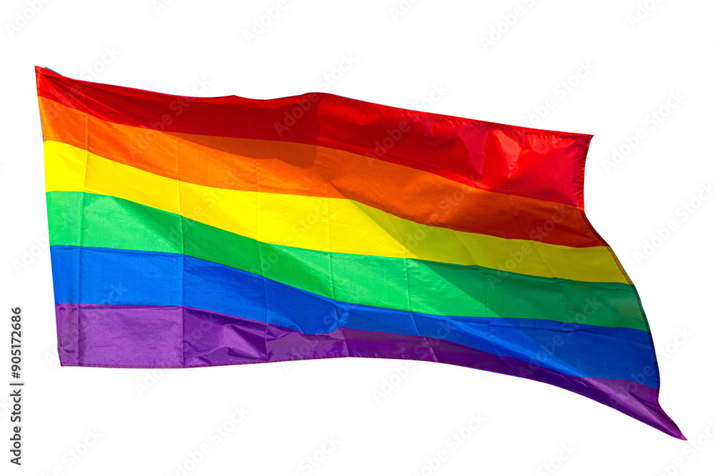 Obraz premium Rainbow flag a symbol