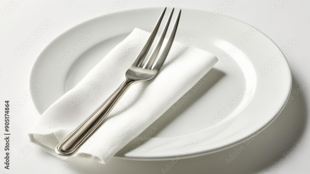 Elegant dining setup ready for a meal Elegant dining setup ready for a meal