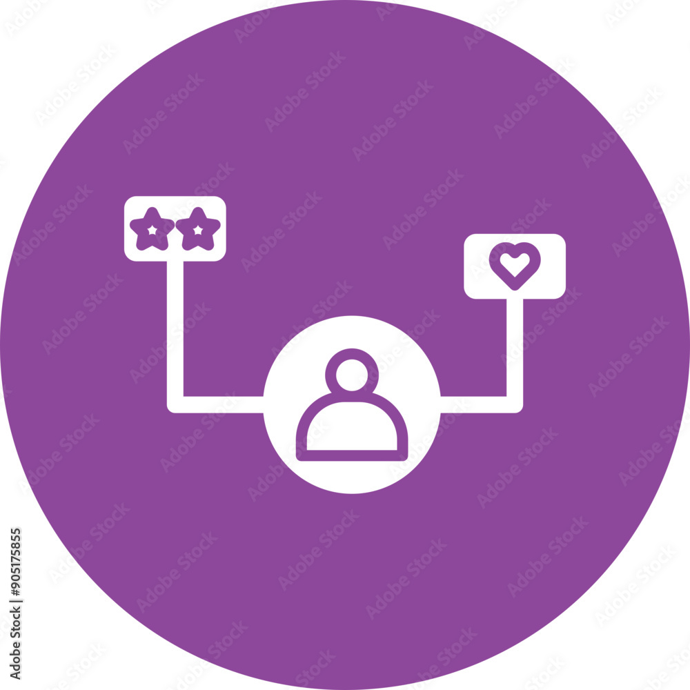 Customer Survey glyph circle icon Customer Survey glyph circle icon
