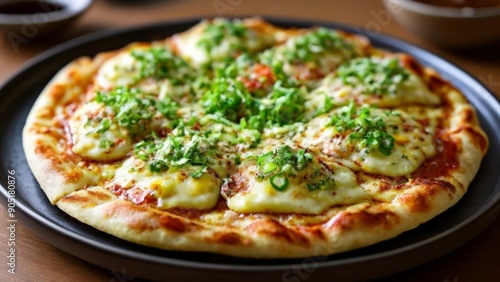  Deliciously baked pizza ready to be savored