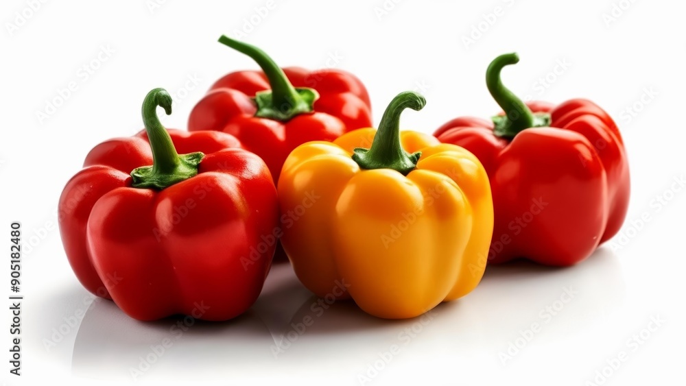 Vibrant peppers fresh and ready for culinary adventures Vibrant peppers fresh and ready for culinary adventures