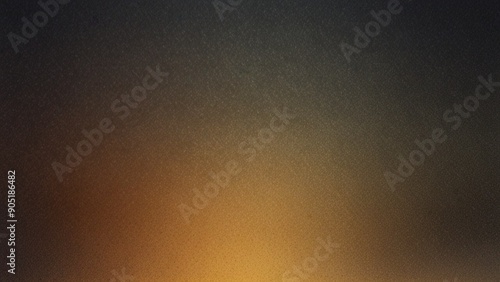 Grainy gradient background gray brown golden yellow glowing light dark noise texture banner poster backdrop design