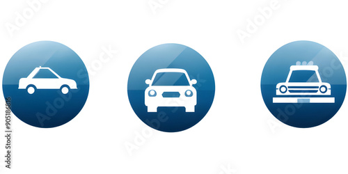 icon car, AI image