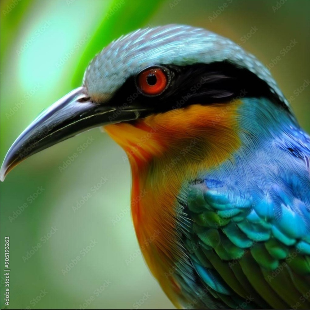 Fototapeta premium blue and yellow macaw