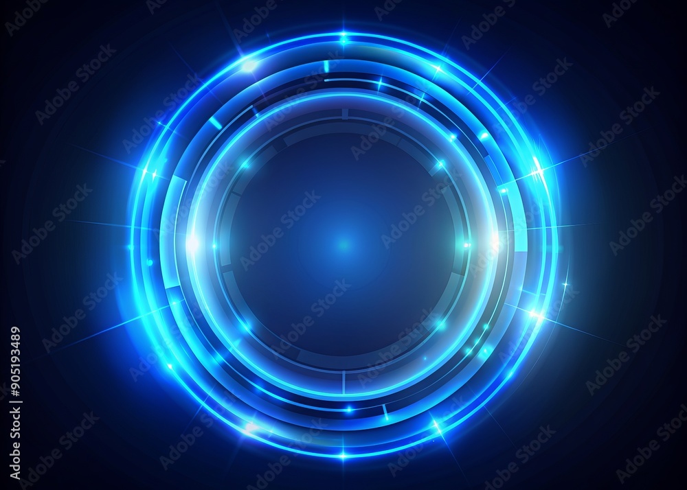 Vibrant geometric circle element with glowing blue accents and sleek lines, surrounded by subtle gradient effects, evoking a futuristic abstract user interface design. Vibrant geometric circle element with glowing blue accents and sleek lines, surrounded by subtle gradient effects, evoking a futuristic abstract user interface design.
