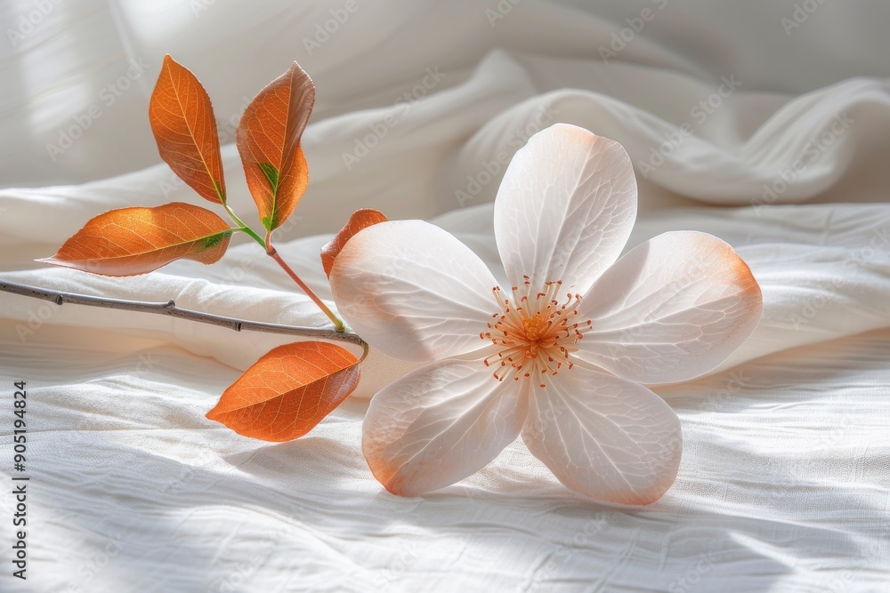 Fototapeta premium Vibrant cluster of orange flowers against a soft-focus background, highlighting nature's vivid colors and textures.