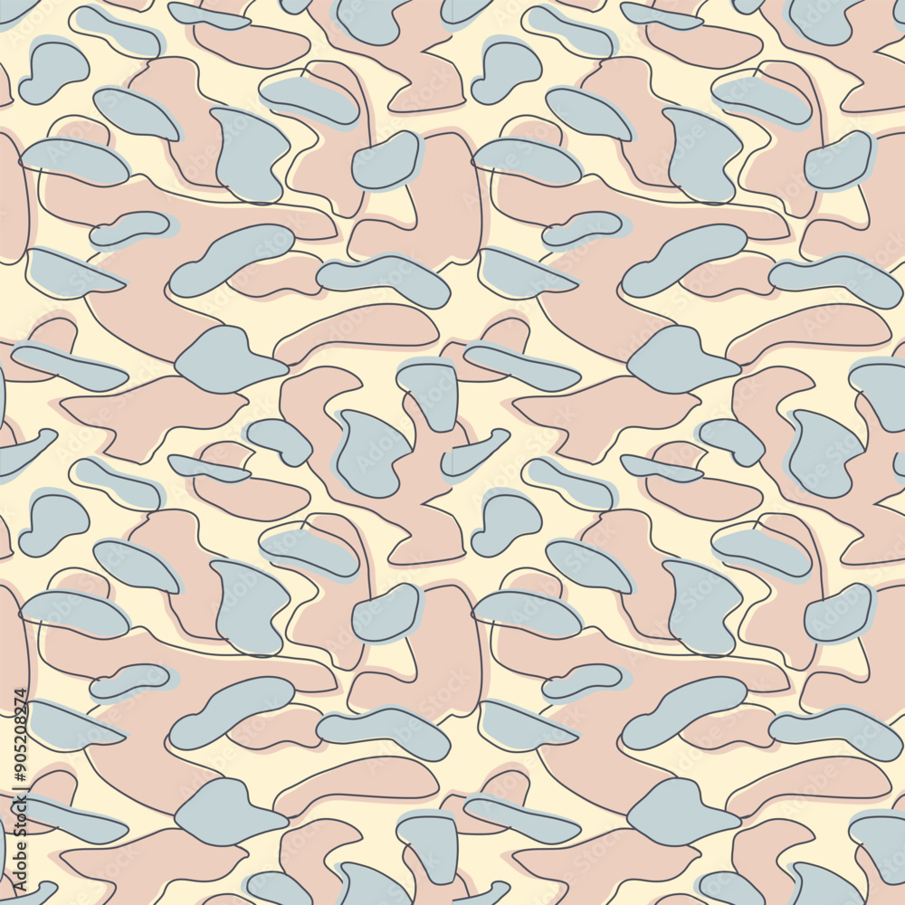 Modern abstract background camouflage pastel pattern. Vector illustration design flyer poster greeting material product magazine cover story post social media event party pography banner promo sale ad Modern abstract background camouflage pastel pattern. Vector illustration design flyer poster greeting material product magazine cover story post social media event party pography banner promo sale ad