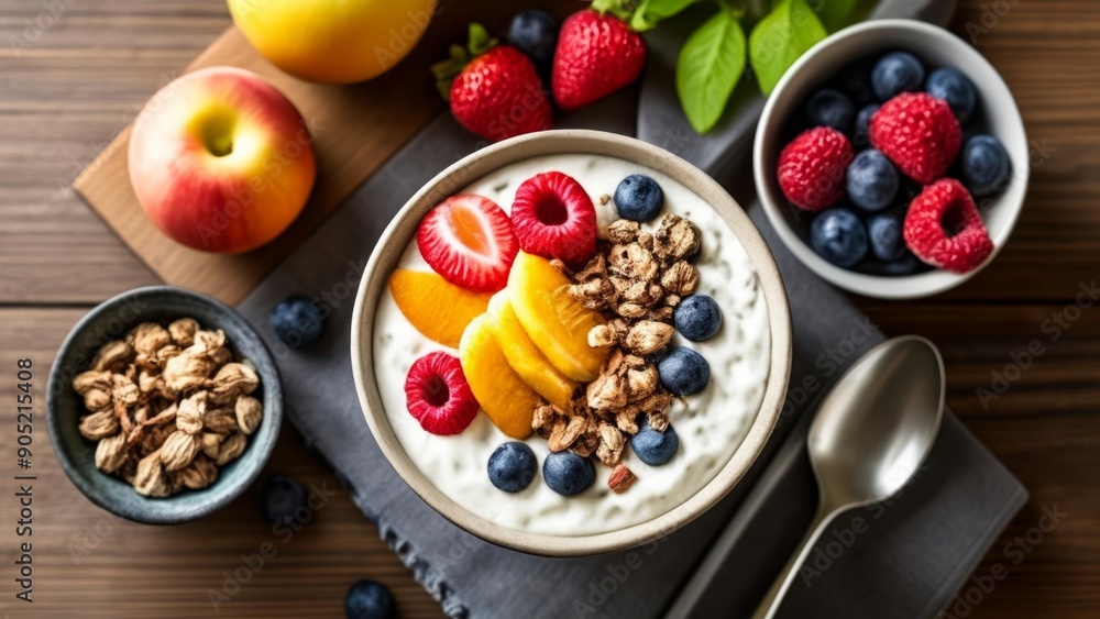 Fresh and healthy breakfast options Fresh and healthy breakfast options