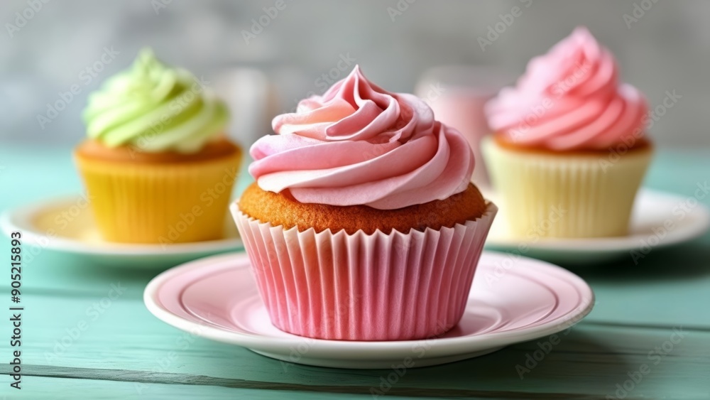 Deliciously decorated cupcakes ready to be enjoyed Deliciously decorated cupcakes ready to be enjoyed