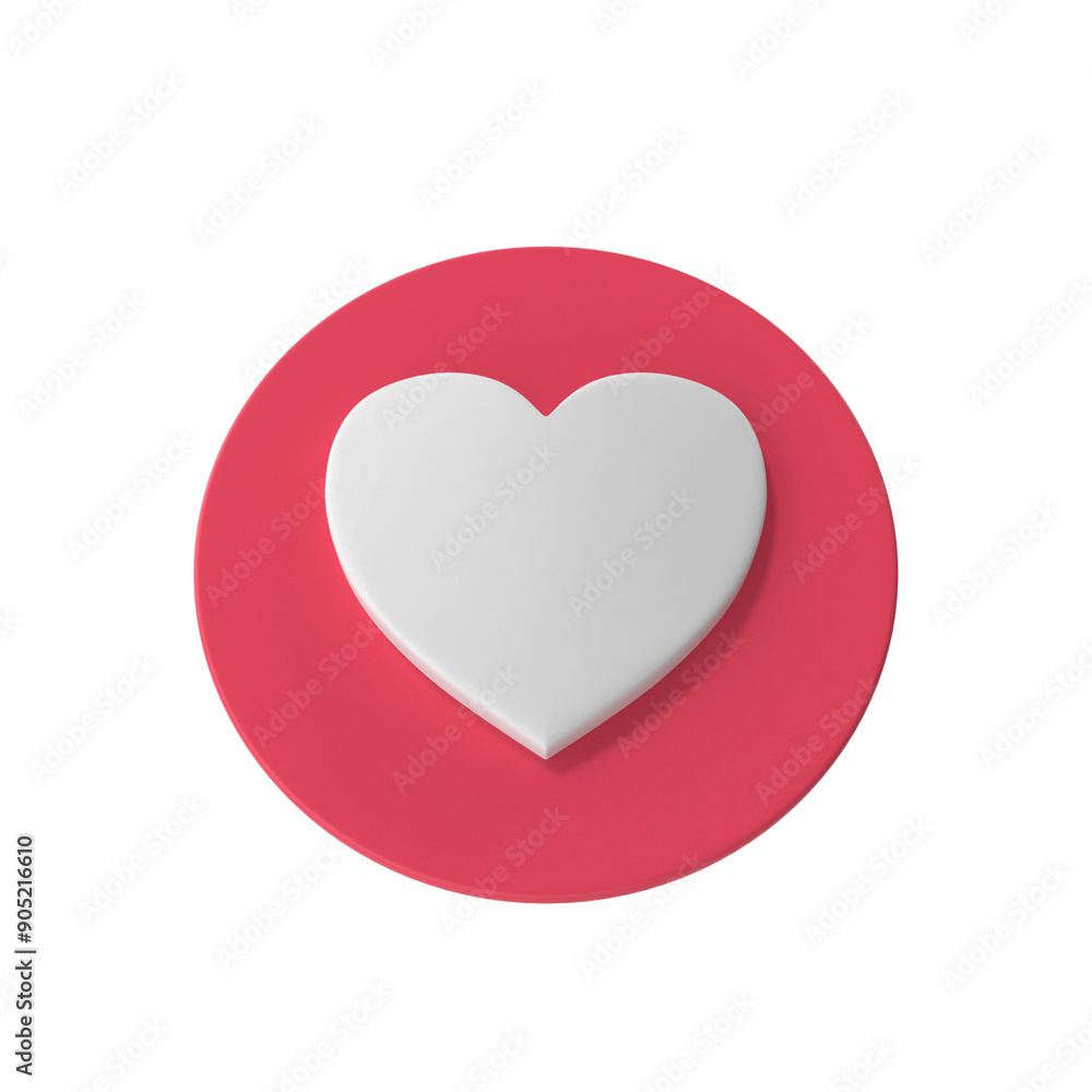 social media like notification icon with heart symbol. Social media success concept social media like notification icon with heart symbol. Social media success concept