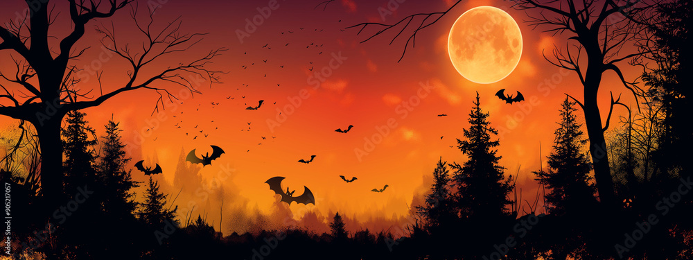 Halloween Theme Background. Ai generated by PGT Studio Halloween Theme Background. Ai generated by PGT Studio