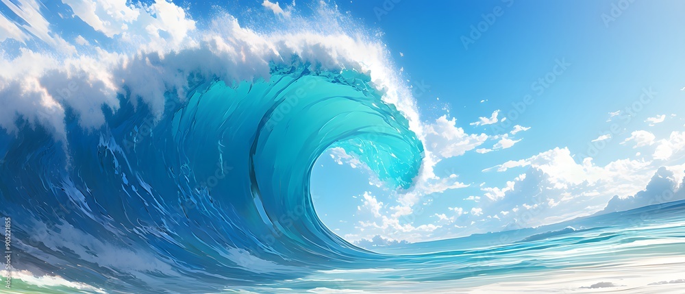 Big Blue Wave. Big Blue Wave.