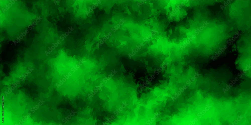 Abstract background with Scary Green and black painted powder explosion. Watercolor green grunge painting stylist charming modern dark canvas. Beautiful stylish texture with green smoke. Abstract background with Scary Green and black painted powder explosion. Watercolor green grunge painting stylist charming modern dark canvas. Beautiful stylish texture with green smoke.