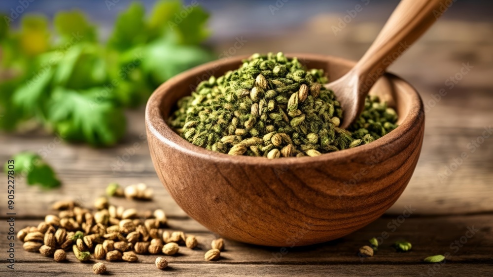 Freshly ground spices ready to enhance your culinary creations Freshly ground spices ready to enhance your culinary creations
