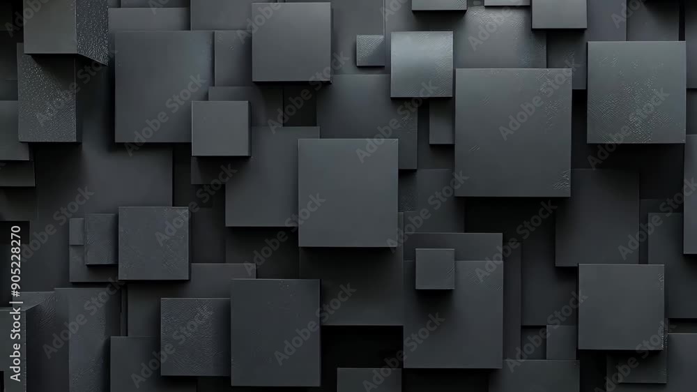 Moving 3d cubes in seamless loop animation Moving 3d cubes in seamless loop animation